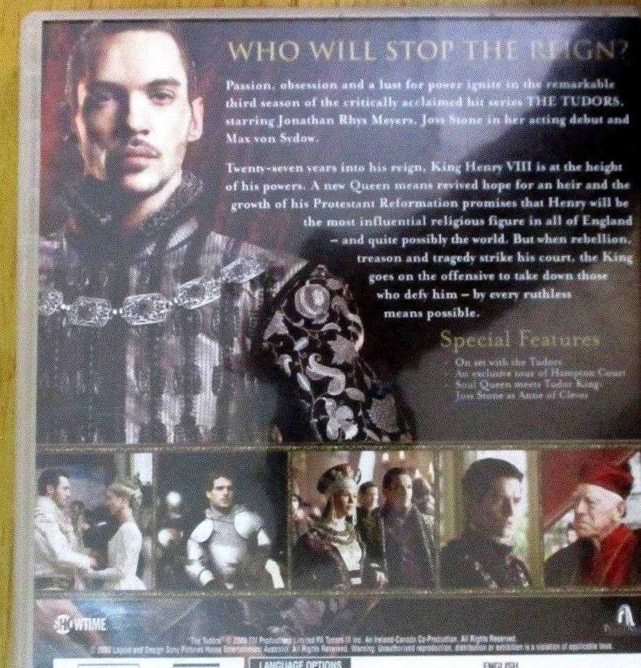 Actor Alan Van Sprang The Tudors The Tudors Season DVD Region Fast