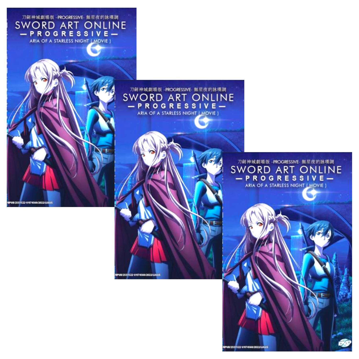 ANIME SWORD ART ONLINE MOVIE:PROGRESSIVE-ARIA OF A STARLESS NIGHT DVD+FREE  ANIME