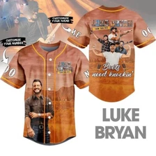 Luke Bryan Farm Tour 2025 Limited Edition Baseball Jersey