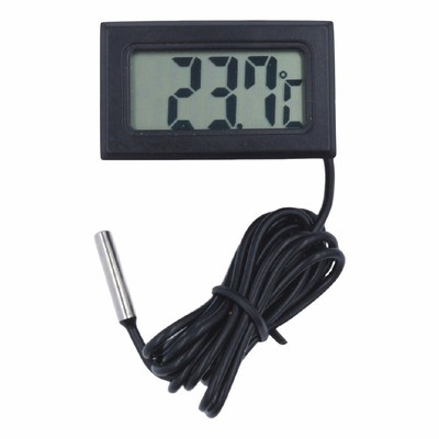 Mini LCD Digital Temperature Thermometer Outdoor Indoor Meter Probe -50~110??C