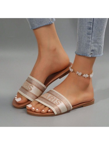 sandalias de mujer de moda para verano Marca Original chancletas chancla mujeres - Picture 3 of 15