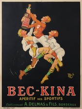 MICH - BEC KINA APERITIF OF SPORTIF DELMAS FILS - 1920