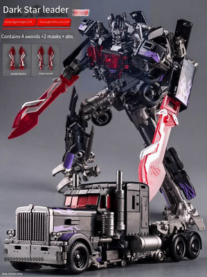 Transforming Toy Partial Alloy Detailed Finish Dark Cybertronian Commander Model