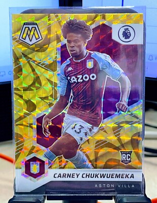 CARNEY CHUKWUEMEKA 2021-22 PANINI MOSAIC PREMIER LEAGUE GOLD REACTIVE