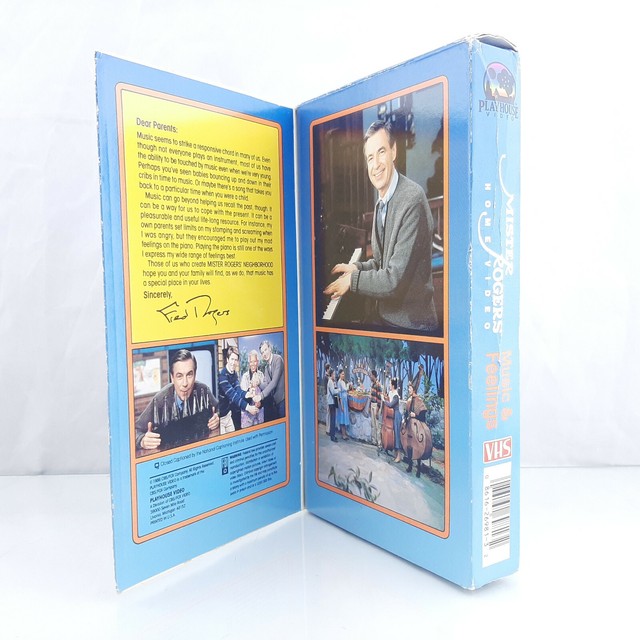 Mister Rogers Home Video Music and Feelings (VHS, 1989) for sale online eBay