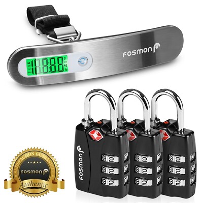 3xTSA Approve Combination Travel Luggage Suitcase Bag Lock