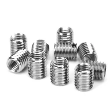 10pcs Self Tapping Thread Inserts - Female M6x1.0mm Male M8x1.25mm