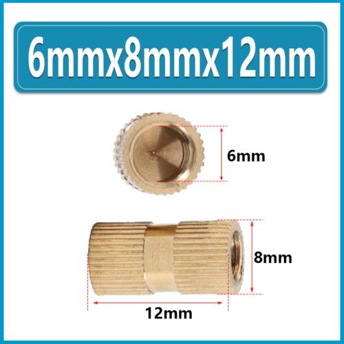 M3 M4 M5 M6 M8 Brass Melt Injection Moulding Knurl Insert Nut Solid Embedded Nut - Picture 58 of 69