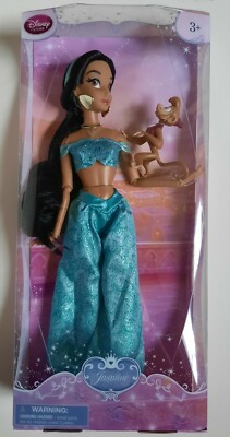 JASMINE e ABU Principessa Bambola di Aladdin DISNEY STORE 2016