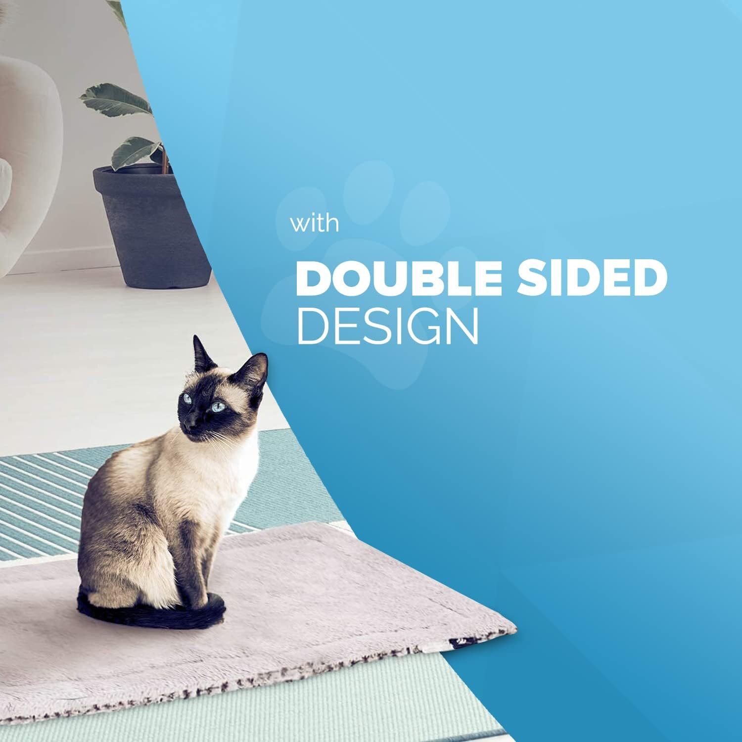 Cozy Calming Cat Blanket, Dog/Cat Self Heating Pet Pad,No Electricity