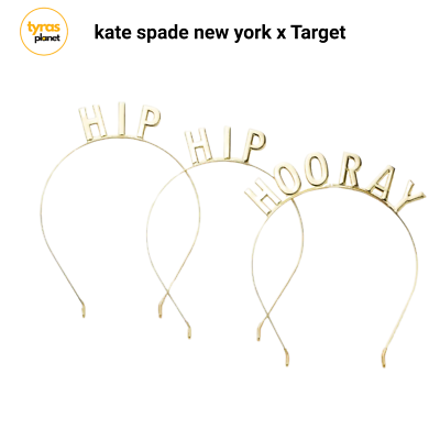 Hip Hip Hooray! Party Headband Pack 3pk - kate spade new  display picture 2