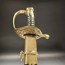 Antique Style Fayetteville Armory Civil War Officers Confederate CS Sword 