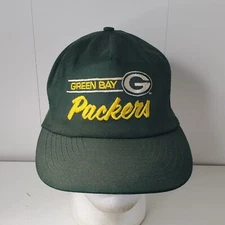 VTG Green Bay Packers Embroidered Logo NFL Football Hat Snapback Baseball Cap