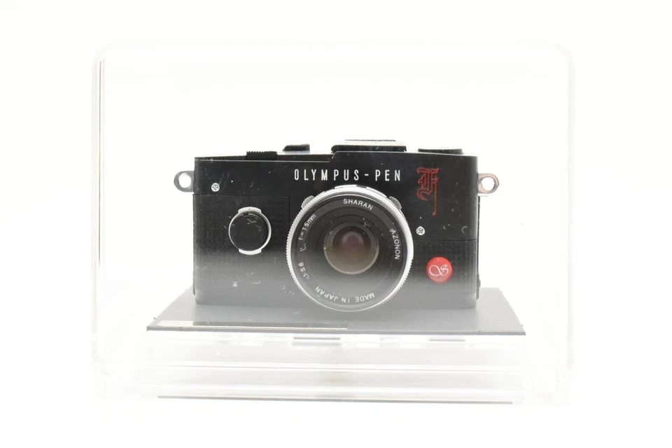 ¡Raro! [SIN USAR en caja] Cámara fotográfica en miniatura Megahouse Sharan Olympus PEN-F JAPÓN Foto 3 de 4