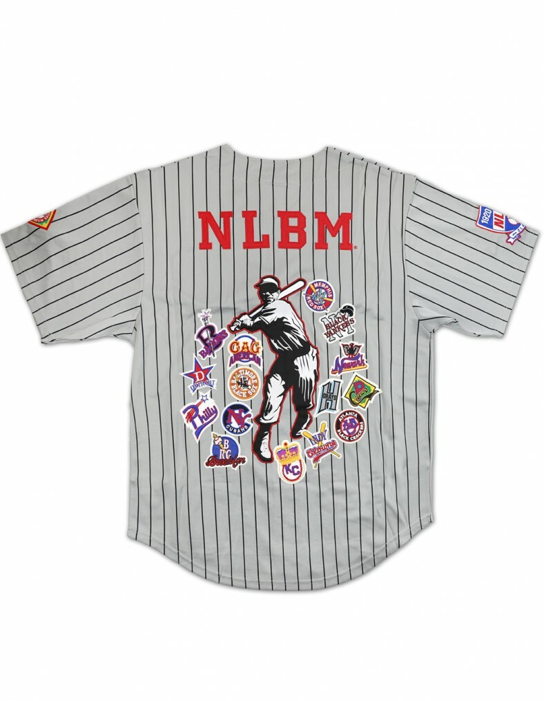 COMMEMORATIVE NEGRO LEAGUE BASEBALL JERSEY GRAY EDITION NEGRO LEAGUE JERSEY  #1