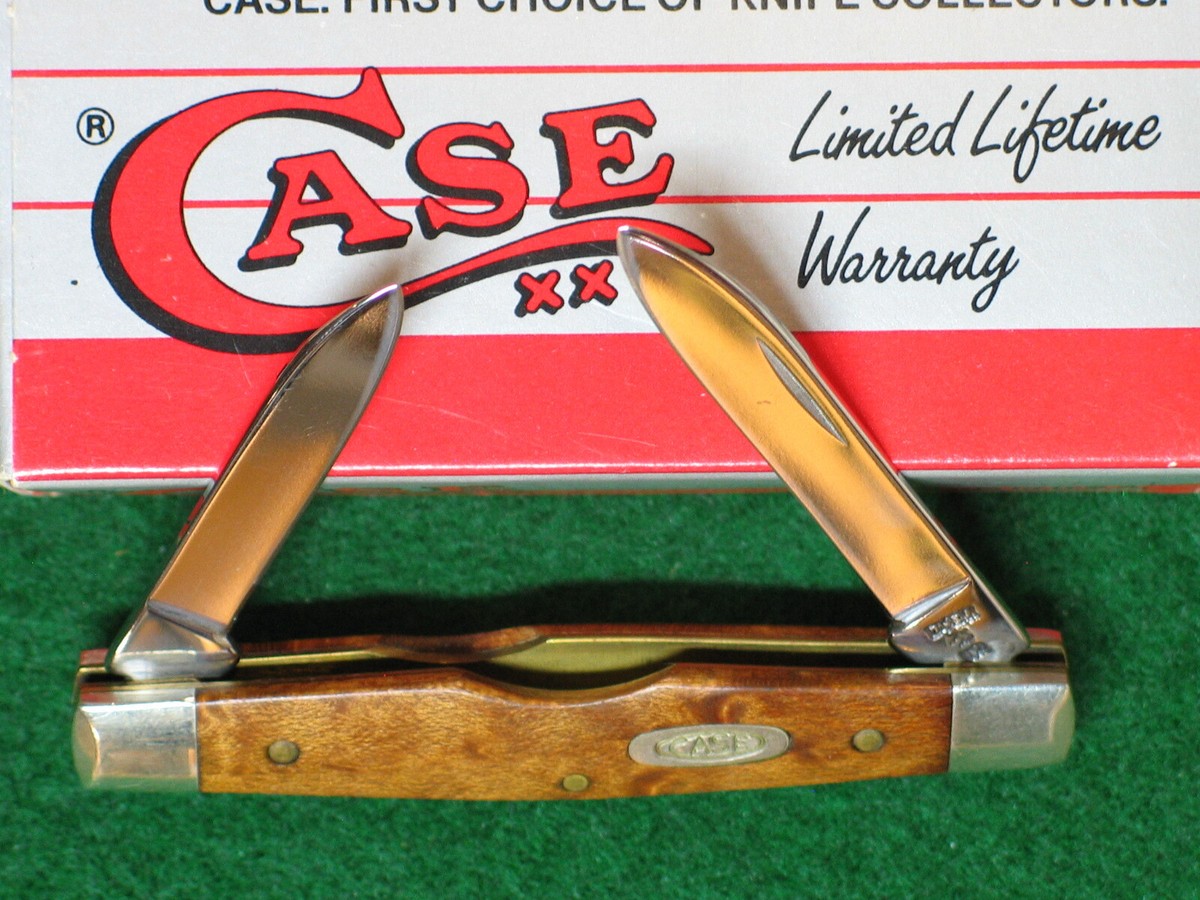 Case XX USA 1 dot 72042SS Pen pattern in Birdseye Maple-1989-NIB