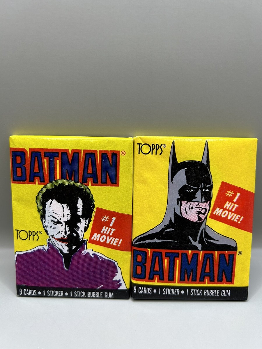 1989 Topps Batman (1st Series) Trading Cards. (1) Sealed Wax