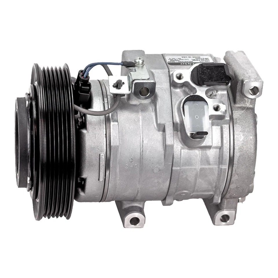 Compresor de aire acondicionado OEM Denso 10S17C se adapta a Acura TL / Honda Accord, Pilot QR Foto 2 de 4