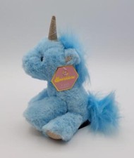 Fao Schwarz Sparklers Blue Baby Unicorn Stuffed Animal Plush Nwt 9" Toy New