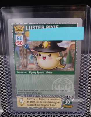 MapleStory iTCG Set 2: OMG! Bosses LUSTER PIXIE #10/60 - Silver Code Variant