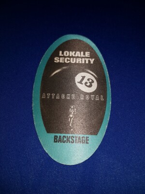 Backstage Pass Die Ärzte Attacke Royal; Bela B.Farin Urlaub Racing Team Rod FURT