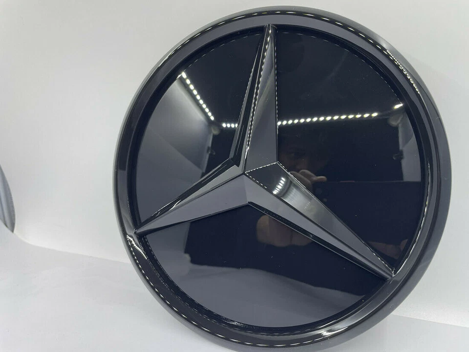 Выпуклая звезда эмблема передняя решетка значок для Mercedes-Benz E класса 16-20 - Изображение 3 из 4