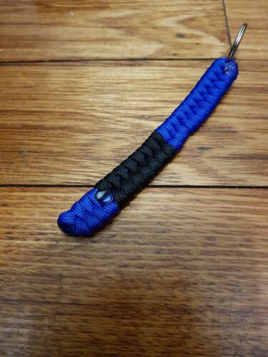 Rank Paracord Keychain Blue Belt martial arts Bjj - Picture 1 of 5