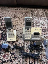 AT&T DECT 6.0 Two-Handset Cordless Phone with Digital Answering System EL52260