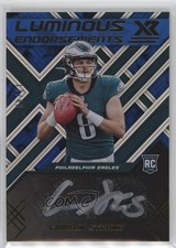 2022 Panini XR Luminous Endorsements Blue 17/49 Carson Strong #LUM-CS Auto 1cc7