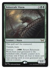 Balustrade Wurm R Duskmourn: House of Horror 168 NM