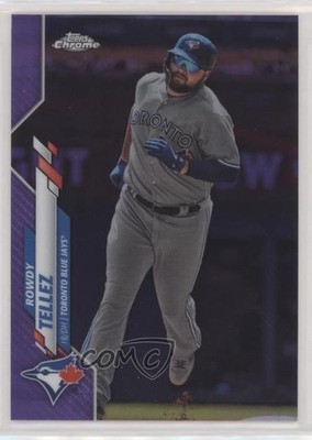 2020 Topps Chrome Purple Refractor 35/299 Rowdy Tellez #141 07rd