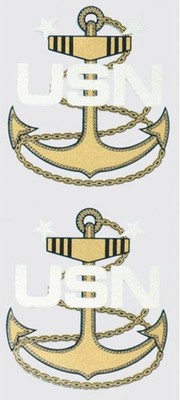 Navy MCPO E-9 Anchor Decal