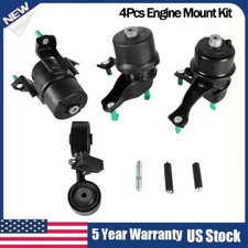 4Pcs Engine Motor and Transmission Mount Kit Fit For Toyota Camry 2.4L 2002-2006