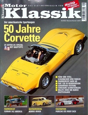 4) Motor Klassik 09/2002 - Chevrolet Malibu Classic  - Dodge Challenger in einer