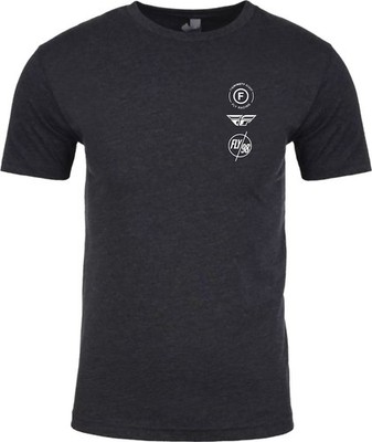 Fly Racing Atom Mens Short Sleeve T-Shirt Black