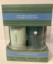 CRABTREE  EVELYN LA SOURCE ULTRA MOISTURIZING THERAPY  HAND WASH DUO NEW CADDY