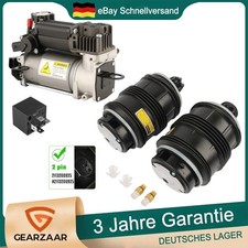 Luftfederung Kompressor + Paar Hinten Luftfedern f&uuml;r Mercedes E-Klasse W211 S211