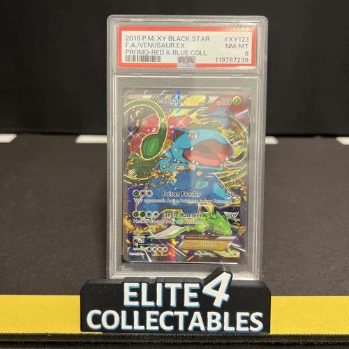 Promo - XY - Venusaur EX XY123  - PSA 8