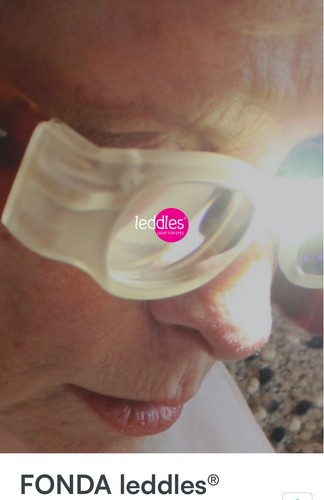 Glasses For Extremely Low Vision FONDA leddles® with LED Light.Made In Italy.