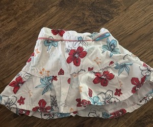 Red/White/Blue Floral Skirt Size 3T Girls Nick Jr Dora