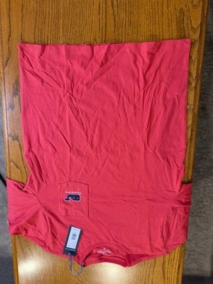 Vineyard Vines Happy Valentine's Day Chocolate Whale T-Shirt Red L/S Youth XL