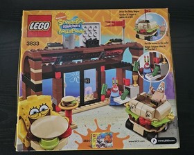 LEGO SpongeBob SquarePants 3833 Krusty Krab Adventures - NEW - SLIGHT DAMAGE