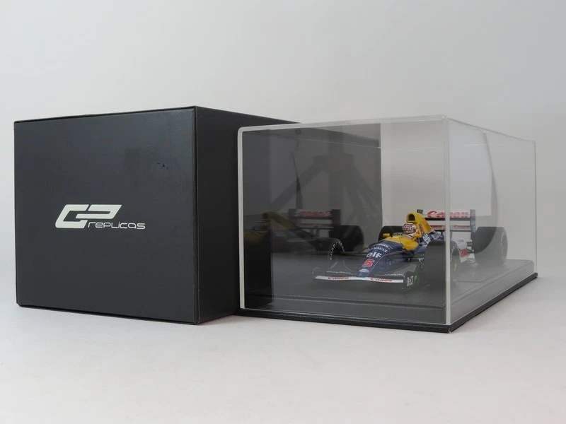 GP Replicas Williams Renault FW14B Mansell WC 1992 winner French 1/18 GP050EWD - Immagine 4 di 4