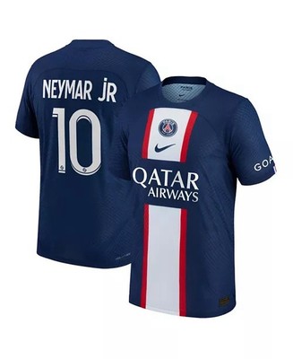 NikeMen's Neymar Jr. Blue Paris Saint-Germain 2022/23 Home Authentic Size 4XL