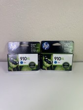 New Genuine HP 910XL Cyan Ink Cartridges OfficeJet Pro 8020 8025 JAN2022 2PACK 