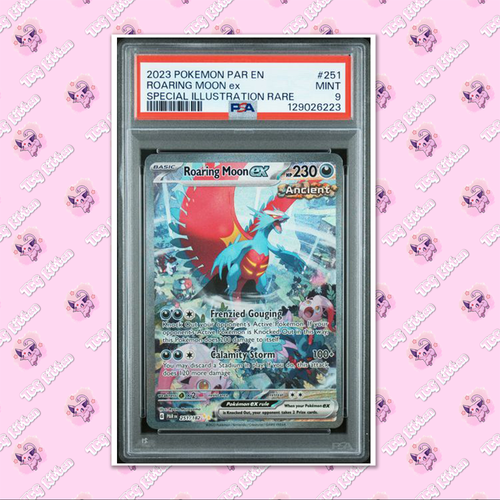 PSA 9 Roaring Moon EX 251/182 Paradox Rift Special Illustration ...