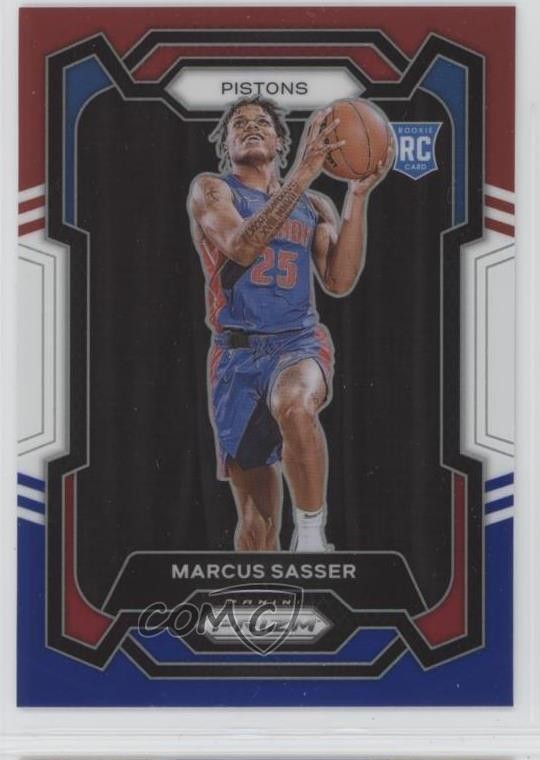 2023-24 Panini Prizm Red White & Blue Prizm Marcus Sasser #174 1c9a