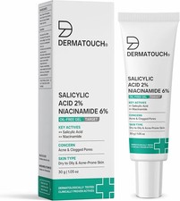 DERMATOUCH Salicylic Acid 2 Niacinamide 6 Anti-Acne Oil-Free Gel for Acne-pron