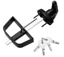 Shed Door Latch, Premium Shed Locks with 4 Keys, Widely Use, T-Handle Lock Kit