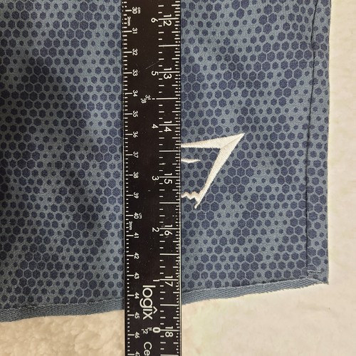 Gymshark Critical Shorts Mens Size Medium Cotton Blend Blue Athletic GMSH3253 - Picture 4 of 7